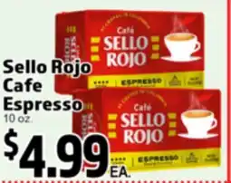 Superior Grocers Sello Rojo Cafe Espresso offer