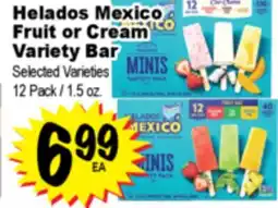 Superior Grocers Helados Mexico Fruit or Cream Variety Bar offer