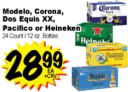 Superior Grocers Modelo, Corona, Dos Equis XX, Pacifico or Heineken offer