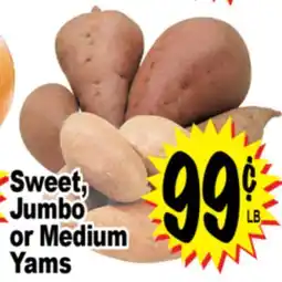 Superior Grocers Jumbo or Medium or Medium Yams offer