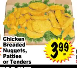 Superior Grocers Chicken Breaded Nuggets, Patties or Tenders offer