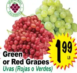Superior Grocers Green or Red Grapes offer