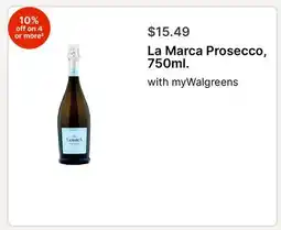 Walgreens La Marca Prosecco, 750ml offer