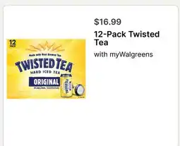 Walgreens 12-Pack Twisted Tea offer