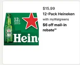 Walgreens 12-Pack Heineken offer
