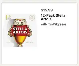 Walgreens 12-Pack Stella Artois offer