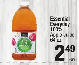 Super King Markets Essential Everyday 100% Apple Juice offer
