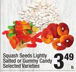 Super King Markets Squash Seeds Lightly Salted or Gummy Candy offer