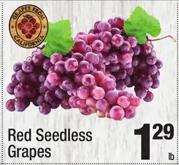 Super King Markets Red Seedless Grapes offer