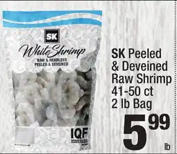 Super King Markets SK Peeled & Deveined Raw Shrimp offer