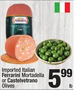 Super King Markets Italian Ferrarini Mortadella or Castelvetrano Olives offer