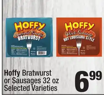 Super King Markets Hoffy Bratwurst or Sausages offer