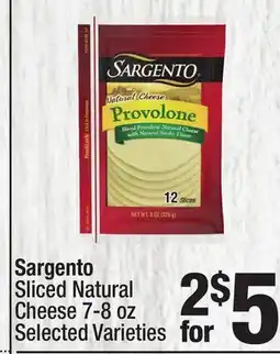 Super King Markets Sargento Sliced Natural Cheese offer