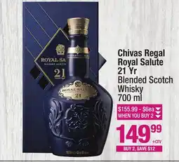 Super King Markets Chivas Regal Royal Salute 21 Yr Blended Scotch Whisky offer