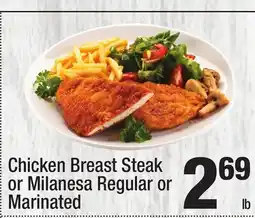 Super King Markets Chicken Breast Steak or Milanesa Regular or Marinated offer