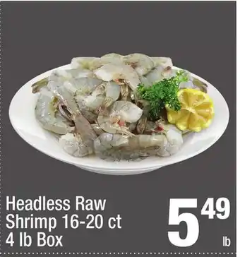 Super King Markets Headless Raw Shrimp 16-20 ct offer