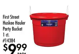 Smart & Final First Street Huskee Hauler Party Bucket offer