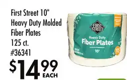 Smart & Final First Street 10 Heavy Duty Molded Fiber Plates offer