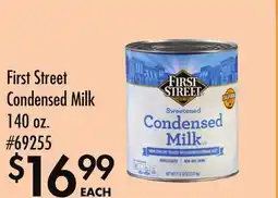 Smart & Final First Street Condensed Milk offer