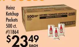 Smart & Final Heinz Ketchup Packets offer
