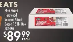 Smart & Final First Street Hardwood Smoked Sliced Bacon offer
