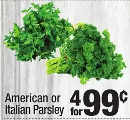 Super King Markets American or Italian Parsley offer
