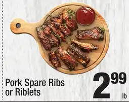 Super King Markets Pork Spare Ribs or Riblets offer