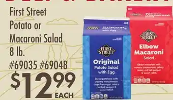 Smart & Final First Street Potato or Macaroni Salad offer
