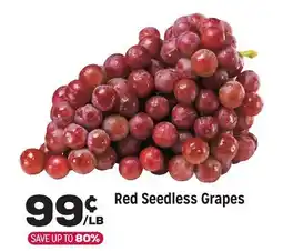 Grocery Outlet Red Seedless Grapes offer
