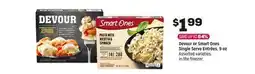 Grocery Outlet Devour or Smart Ones Single Serve Entrées, 9 oz offer