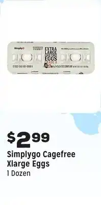 Grocery Outlet Cagefree Xlarge Eggs offer