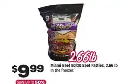 Grocery Outlet Miami Beef 80/20 Beef Patties offer