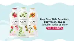 Grocery Outlet Olay Essentials Botanicals Body Wash offer