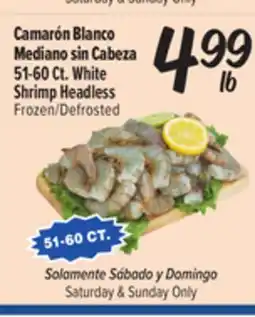 El Super Fresh 51-60 Ct. White Shrimp Headless offer
