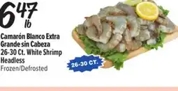 El Super Fresh 26-30Ct. White ShrimpHeadless offer