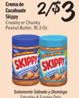 El Super Fresh Skippy Creamy or Chunky Peanut Butter offer