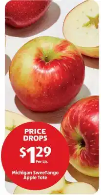 Aldi Michigan SweeTango Apple Tote offer