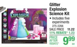 Menards Glitter Explosion Science Kit offer