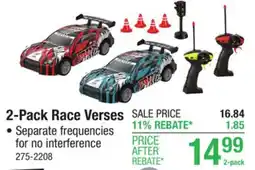Menards 2-Pack Race Verses offer