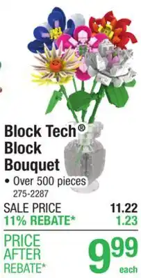 Menards Block Tech Block Bouquet offer