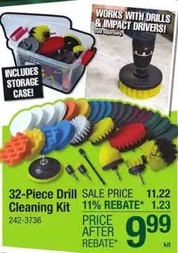 Menards 32-Piece Drill Cleaning Kit offer
