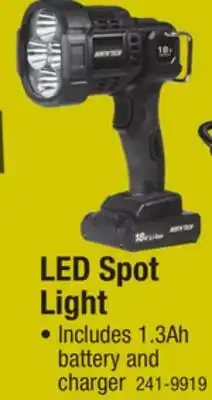 Menards LED Spot Light offer