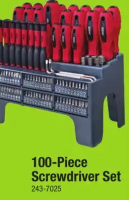 Menards 100-Piece Screwdriver Set offer