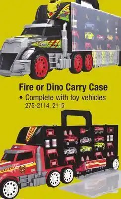 Menards Fire or Dino Carry Case offer