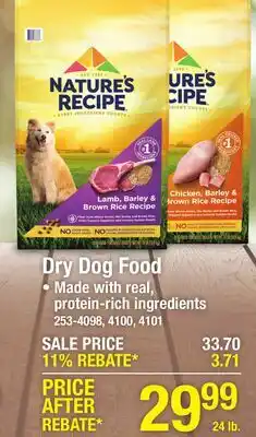 Menards Dry Dog Food offer