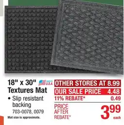 Menards 18 x 30 Textures Mat offer