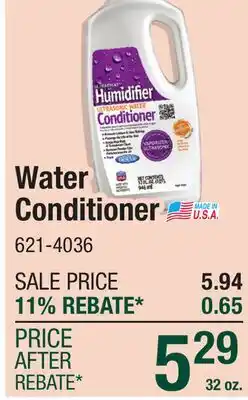 Menards Water Conditioner offer