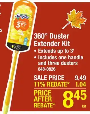 Menards 360° Duster Extender Kit offer