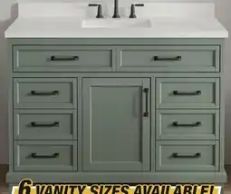 Menards TUSCANY Vanity with Top offer