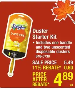 Menards Duster Starter Kit offer